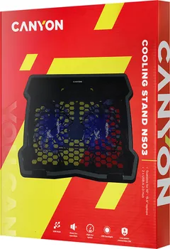CANYON COOLER NS03 2FAN 2USB LED BLACK (4 / 4)