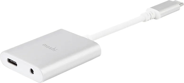 MOSHI USB-C TO DIGITAL AUDIO ADAPTER WITH CHARGING/ 1 X 3.5 MM HEADPHONES JACK/ 1 X USB-C PASS-THROUGH PORT/ TITANIUM GRAY (2 / 2)