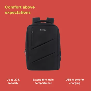 CANYON BPE-5 LAPTOP BACKPACK FOR 15.6 INCH (9 / 11)