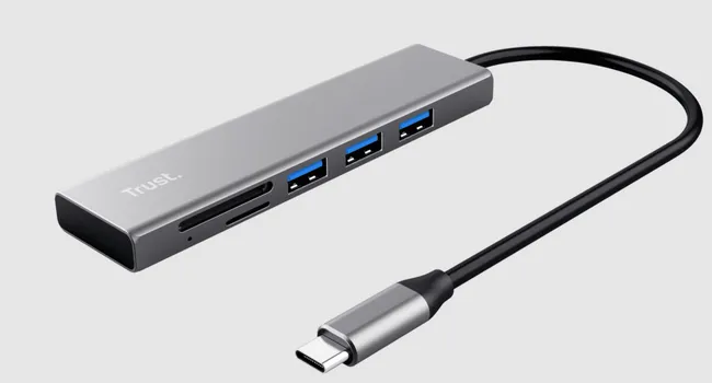 TRUST HALYX HUB+ČITAČ KARTICA USB-C HUB,3 USB PORTA, ČITAČ KARTICA SD (MICRO SD) (2 / 2)