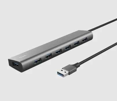 TRUST HALYX 7 PORT USB 3.2GEN1 HUB (1 / 3)
