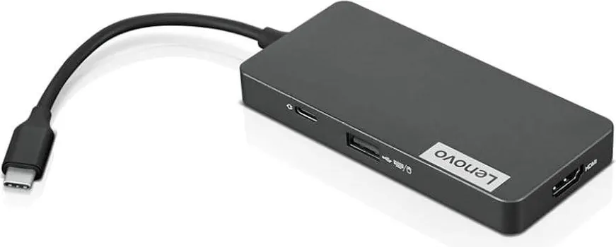 LENOVO USB TYPE C HUB, 1X USB-C, 2X USB 3.0, 1X USB 2.0, 1X HDMI, 1X SD READER, 1X TF READER (1 / 4)