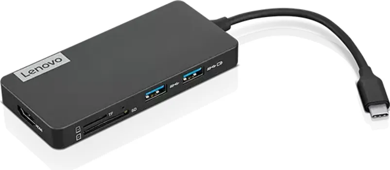 LENOVO USB TYPE C HUB, 1X USB-C, 2X USB 3.0, 1X USB 2.0, 1X HDMI, 1X SD READER, 1X TF READER (3 / 4)