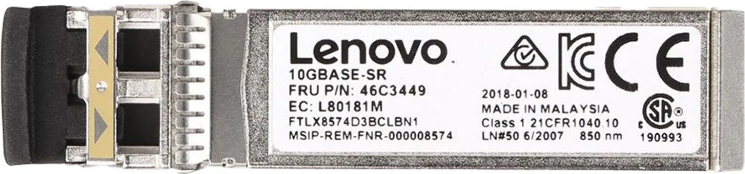 LENOVO 10GBASE-SR SFP+ TRANSCEIVER [SFP+] (1 / 1)