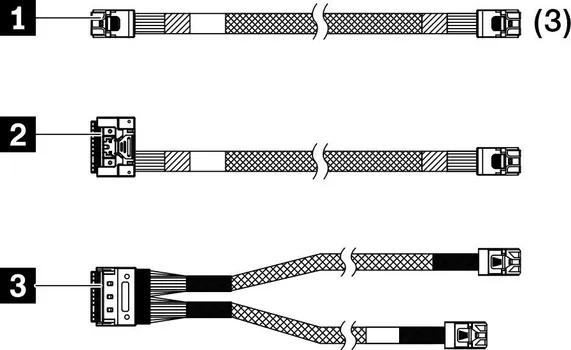LENOVO THINKSYSTEM SR250 V2 X30/X40 RAID CABLE KIT [RAID CABLE KIT] (1 / 1)