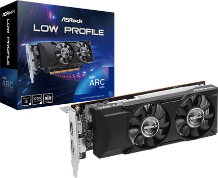 ASROCK VGA A310 LP 4GLOW PROFILEINTEL ARC A310 4GB GDDR6 64BIT HDMI,DP (4 / 4)