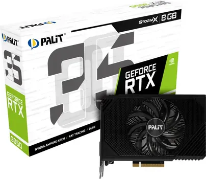 PALIT VGA RTX 3050 STORMXNVIDIA GEFORCE RTX 30508GB GDDR6 128BIT DVI,HDMI,DP (1 / 5)