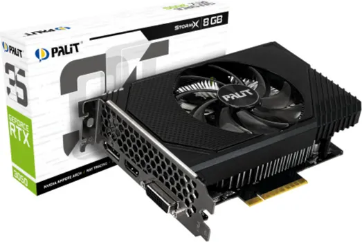 PALIT VGA RTX 3050 STORMXNVIDIA GEFORCE RTX 30508GB GDDR6 128BIT DVI,HDMI,DP (3 / 5)