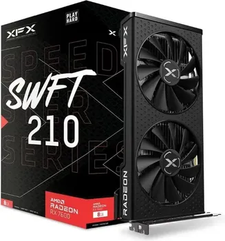 XFX SPEEDSTER SWFT210 RADEON RX7600 CORE GAMING GRAPHICS CARD WITH 8GBGDDR6 HDMI 3XDP, AMD RDNA 2 (3 / 6)