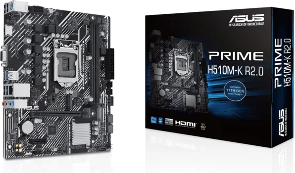 ASUS MB PRIME H510M-K R2.0INTEL H470 LGA 1200 2XDDR4VGA,HDMI,DP MICRO ATX, 1XM.2 (2 / 2)