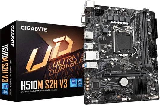 GIGABYTE MB H510M S2H V3LGA1200 2XDDR4 M.2, 4XSATAVGA, DP, HDMI MATX (1 / 4)