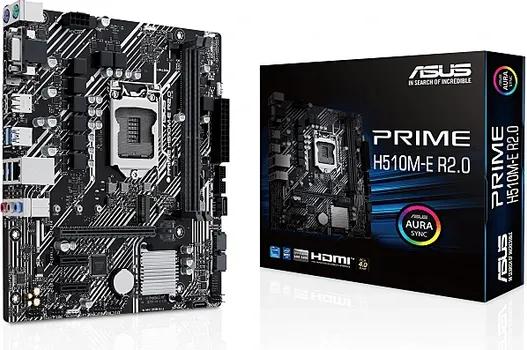 ASUS MB PRIME H510M-E R2.0INTEL H470 LGA1200 2XDDR4M.2 4XSATA,VGA,HDMI,DP, 6X USB (1 / 4)