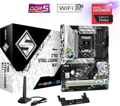 ASROCK Z790 STEEL LEGEND WIFIINTEL Z790 LGA1700 4XDDR54XDDR5 RAID HDMI,DP ATX (4 / 6)