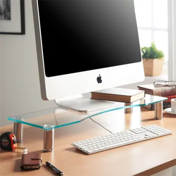 VONHAUS STAKLENO POSTOLJE ZA MONITOR L PROVIDNO (10 / 10)