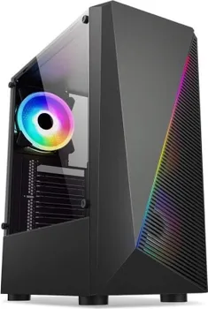 UBIT GAMING CASE UB-GB01BLACK, 4 SLOTA, 3X SSD, 1X HDDNO ODD, 1X USB 3.0+ 2X USB 2.0, + HD AUD (2 / 7)