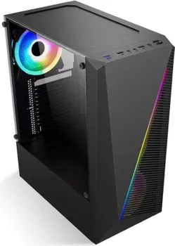 UBIT GAMING CASE UB-GB01BLACK, 4 SLOTA, 3X SSD, 1X HDDNO ODD, 1X USB 3.0+ 2X USB 2.0, + HD AUD (3 / 7)