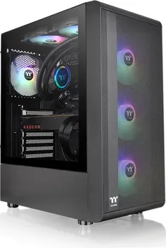 THERMALTAKE S200 TG ARGB MID TOWER CASE, 3X ARGB 120MM LITE FAN (1 / 7)