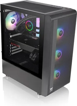 THERMALTAKE S200 TG ARGB MID TOWER CASE, 3X ARGB 120MM LITE FAN (7 / 7)