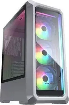 COUGAR | ARCHON 2 MESH RGB (WHITE) | PC CASE | MID TOWER / MESH FRONT PANEL / 3 X ARGB FANS / 3MM TG LEFT PANEL + COUGAR PSU STC600 / 600W PREINSTALLED (1 / 4)