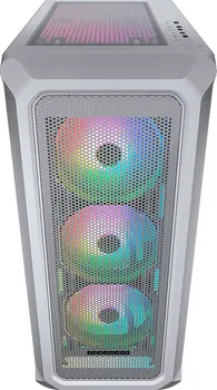 COUGAR | ARCHON 2 MESH RGB (WHITE) | PC CASE | MID TOWER / MESH FRONT PANEL / 3 X ARGB FANS / 3MM TG LEFT PANEL + COUGAR PSU STC600 / 600W PREINSTALLED (3 / 4)