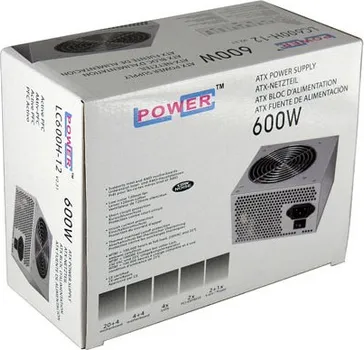 LC POWER PSU 600W 12CMOFFICE SERIES LC600-12 V2.316XSATA,2XPCIE,ACTIVE PFC,80+BRONZE (2 / 8)