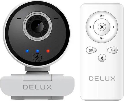 DELUX DC07 PAMETNA WEB KAMERA SA PRAĆENJEM I UGRAĐENIM MIKROFONOM 2MP 1920X1080P BIJELA (1 / 5)