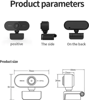 HD 1080P WEBKAMERA S MIKROFONOM (10 / 16)