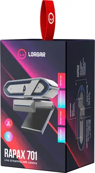 LORGAR RAPAX 701, STREAMING CAMERA,2K 1080P/60FPS, 1/3 ,4MEGA CMOS IMAGE SENSOR, AUTO FOCUS, BUILT-IN HIGH SENSIVITY LOW NOISE CANCELLING MICROPHONE, BLUE COATING COLOR, USB 2.0 TYPE C , L=2 (4 / 7)