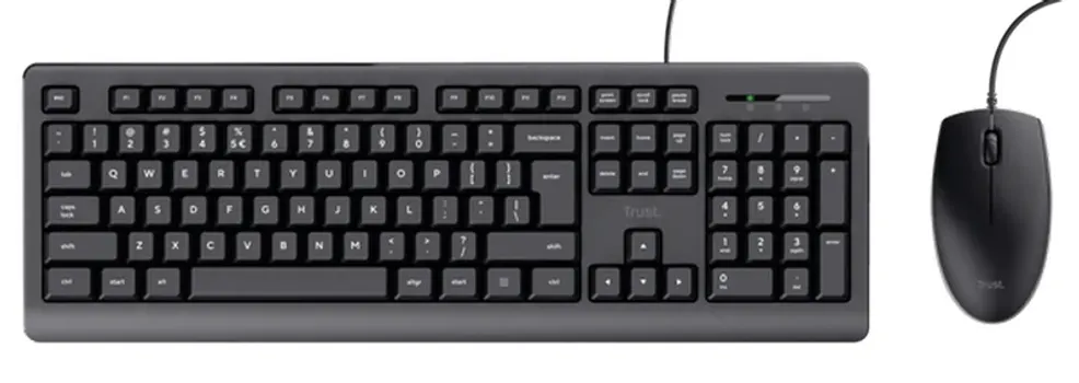 TRUST BASICS SET TASTATURA+MIŠ, US LOKALIZACIJA, ŽIČANI (1 / 7)