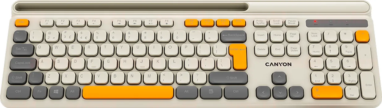CANYON KEYBOARD HKB-W03 EN/AD AAA WIRELESS BEIGE (3 / 7)