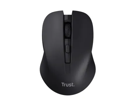 TRUST MYDO SILENT WIRELESS MIŠ,CRNI, 1000-1800 DPI, OBJERUKE, 4 TIPKE, TIHI (2 / 6)