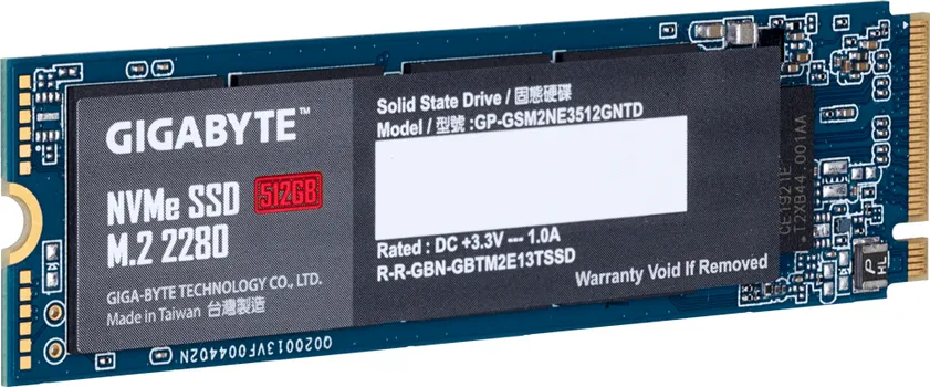 GIGABYTE M.2 512GB / SSD NVME (1 / 1)