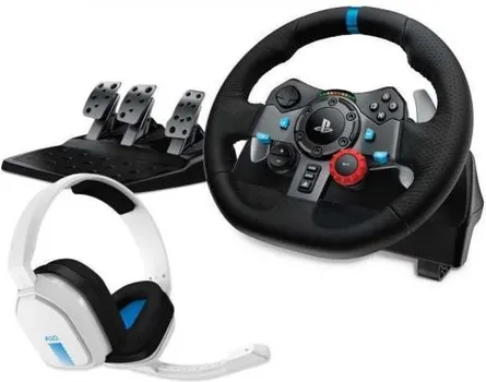 LOGITECH G29 DRIVING FORCE RACING WHEEL FOR PLAYSTATION5 AND PLAYSTATION4 - WHITE - USB (2 / 2)