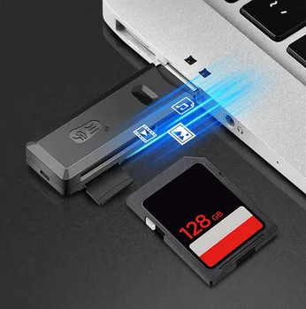KAWAU C296 MINI USB 2.0 SD TF MEMORY CARD READER ADAPTER (6 / 6)