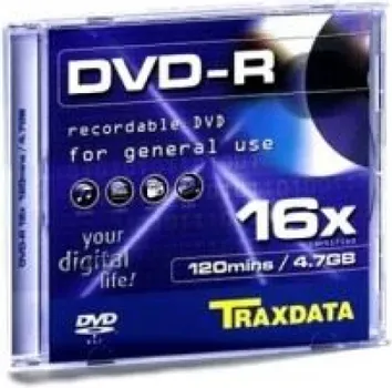 TRAXDATA OPTIČKI MEDIJ DVD-R 16X SLIM BOX 1 (1 / 1)