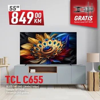 TCL 55 C655 [55 / UHD / QLED / GOOGLE TV] (4 / 48)