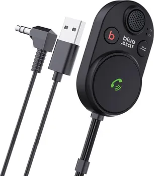 BLUE STAR TRANSMITER BLUETOOTH 2IN1 CARLINK BT62 BLACK (1 / 4)