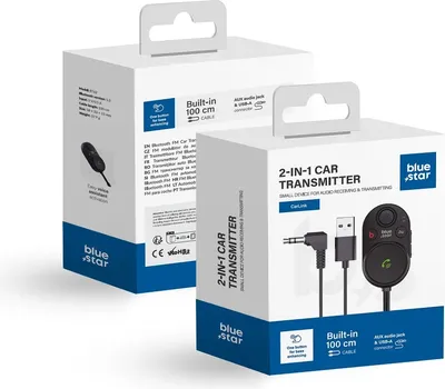 BLUE STAR TRANSMITER BLUETOOTH 2IN1 CARLINK BT62 BLACK (4 / 4)