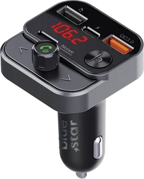 BLUE STAR TRANSMITER FM QC3.0 30W AUTOSTREAM BT84B BLACK (5 / 6)