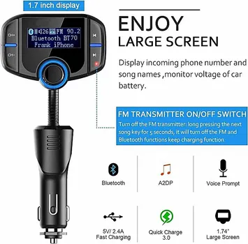 BT70 FM TRANSMITTER DUAL USB (6 / 11)