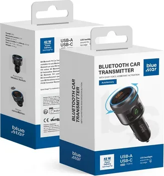 BLUE STAR TRANSMITER FM QC3.0 PD 42W AUTOHARMONY C81 GREY (2 / 8)