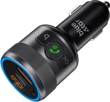 BLUE STAR TRANSMITER FM QC3.0 PD 42W AUTOHARMONY C81 GREY (6 / 8)