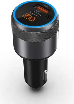 BLUE STAR TRANSMITER FM QC3.0 PD 42W AUTOHARMONY C81 GREY (7 / 8)