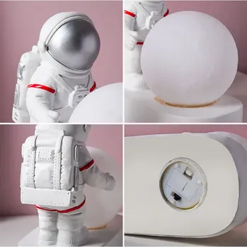 MOON ASTRONAUT LAMPA [STANDING ART DECO (MODEL 2)] (5 / 6)