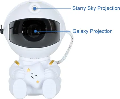 ASTRONAUT PROJECTOR [STARRY SKY LED LAMP STAR] (2 / 12)