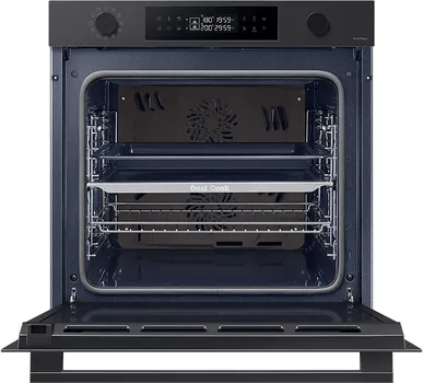 SAMSUNG NV7B44403AB/U3 UGRADNA RERNA │ TIP PEĆNICE: DUAL COOK │ BOJA: CRNI NERĐAJUĆI ČELIK │ ENERGETSKA KLASA: A+ │ ZAPREMINA: 76 L │ DIMENZIJE: 595 X 596 X 570 MM │ SNAGA: 3650 W (230 V) - 3950 W (240 V) │ UGRAĐEN WIFI │ FUNKCIJE: NATURAL STEAM, KATALITIČKO ČIŠĆENJE, AIR SOUS VIDE, SMARTTHINGS PODRŠKA (3 / 9)