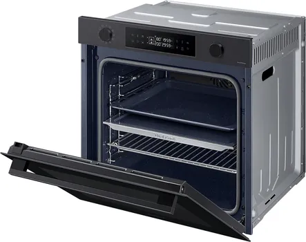SAMSUNG NV7B44403AB/U3 UGRADNA RERNA │ TIP PEĆNICE: DUAL COOK │ BOJA: CRNI NERĐAJUĆI ČELIK │ ENERGETSKA KLASA: A+ │ ZAPREMINA: 76 L │ DIMENZIJE: 595 X 596 X 570 MM │ SNAGA: 3650 W (230 V) - 3950 W (240 V) │ UGRAĐEN WIFI │ FUNKCIJE: NATURAL STEAM, KATALITIČKO ČIŠĆENJE, AIR SOUS VIDE, SMARTTHINGS PODRŠKA (7 / 9)
