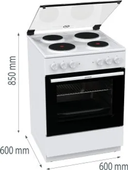 GORENJE ELEKTRIČNI ŠPORET GE6A21WD (2 / 3)