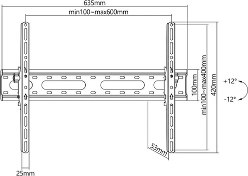 NAGIBNI ZIDNI TV NOSAČ STELL SHO 4420 (7 / 7)