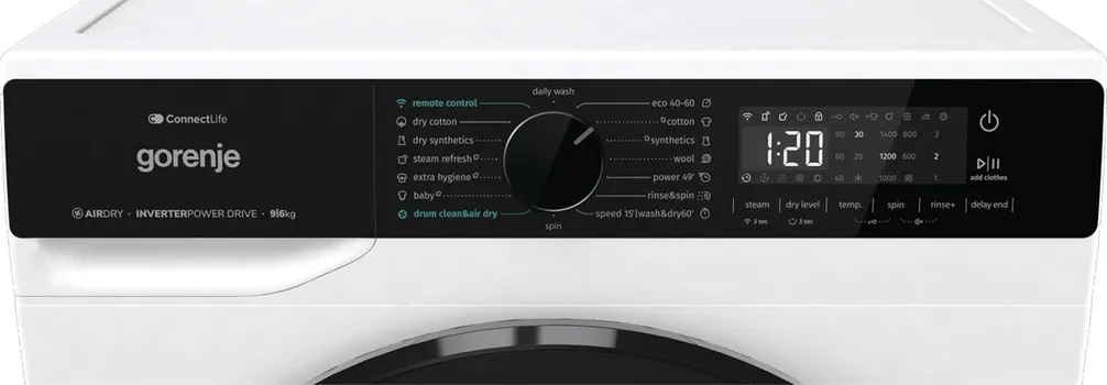 GORENJE WD2PA964ADW [9KG / 6 KG / 1400 RPM] (6 / 11)